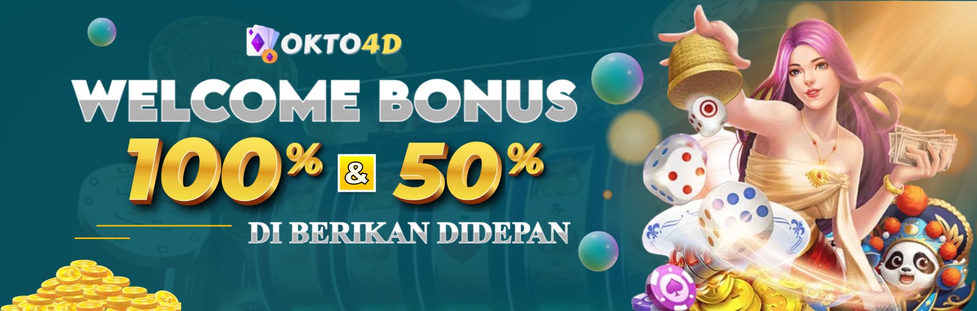 WELCOME BONUS 100 & 50