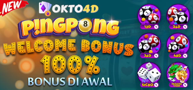 WELCOME BONUS 100% PINGPONG